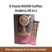 6x ROOM COFFEE 36 IN 1 Arabica Slim Fit Weight Loss Fiber Detox Collagen Vitamin