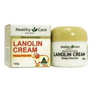BULK BUY - 10 ×  Healthy Care Lanolin with Sheep Placenta 100g - OzHealthExperts