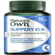 Natures Own SLIPPERY ELM 400MG 60 capsules OzHealthExperts