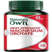NATURE’S OWN High Strength  MAGNESIUM OROTATE  60 TABS OzHealthExperts