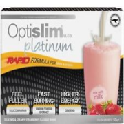 OPTISLIM PLATINUM VLCD meal replacement shake Strawberry weight loss 21 × 25 gm