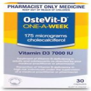 Ostelin OsteVit-D Vitamin D3 7000iu 1 A Week 30 Capsules Ozhealthexperts