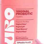 URO Vaginal Probiotics for Women pH Balance with Prebiotics & Lactobacillus, New