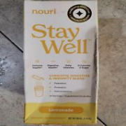 Nouri Stay Well Synbiotic Digestive & Immunity Blend Lemonade Sealed Exp: 4/2025