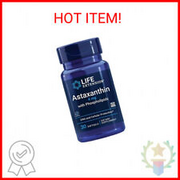 Life Extension Astaxanthin with Phospholipids 4 mg - For Eye & Heart Health + Me