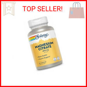 Solaray Magnesium Citrate 400mg - Bone Strength, Muscle Recovery, and Digestion