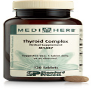 Standard Process Thyroid Complex, M1437, 120 tablets