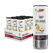 CELSIUS Sparkling Fuji Apple Pear Functional Essential Energy Drink 12 Fl Oz ...