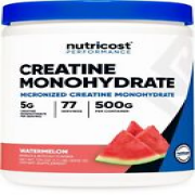 Nutricost Creatine Monohydrate Powder Watermelon 500 Gram - Micronized Creati...
