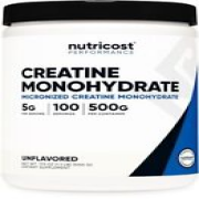 Nutricost Creatine Monohydrate Micronized Powder 500G 5000mg Per Serv 5g - Mi...