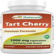 Best Naturals Tart Cherry Extract 1000 mg (Non-GMO) 120 Count (Pack of 1)