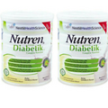 2 X  Nestle Nutren Diabetic Complete Nutrition Vanilla Flavour 800g