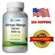 African Mango Extract Premium 60 Capsules Bottles 5000mg Free Shipping USA