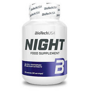 BIOTECH USA NIGHT 60 CAPS – Unterstützung für gesunden Schlaf, REGENERATION