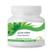 Aloe Vera Extrakt 6000 mg Gemüse 250 Tabletten britische Qualität Pillen