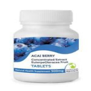 Acai Beerenextrakt 500 mg 250 Tabletten britische Qualität Pillen