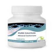 Calciumcarbonat 400 mg Mineral Vitamin 250 Tabletten britische Qualität