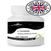 L-Taurin 1000mg 120 pflanzliche Tabletten Nahrungsergänzungsmittel