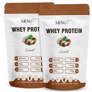 Menufit - Whey Protein Pulver 1000g, Kokos Protein Powder, Cocos 2x500g