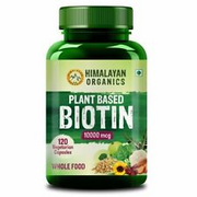 Himalaya Organics Biotin auf pflanzlicher Basis 10000mcg / Serviert...