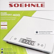 Soehnle Digital-Küchen-Waage Page Comfort 400 bis 10-Kg Weiss NEU
