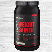 Body Attack Power Weight Gainer 1500g Dose 17,93 €/kg Kohlenhydrate Protein
