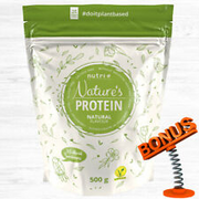 Nutri-Plus Natures Protein 500g Nutriplus 39,98 €/kg vegan ohne Zusätze + Bonus