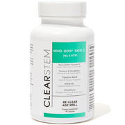 CLEARstem - MINDBODYSKIN Hormonal Acne Supplement (No 5-HTP) - Natural DIM Supplement - Skin Care Vitamins - Hormone Balance, Antioxidants - Vegan, Gluten Free, Cruelty Free - 30 Servings, 90 Capsules