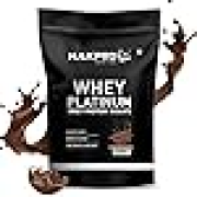 KDNAKPRO Platinum Whey Protein Isolate | 28g Protein, 6.36g BCAA | Easy Mixing, Low Carbs, Easy Digesting Whey Protein Supplement Powder (500g, Chocolate)