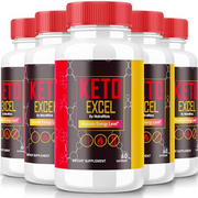 (5 Pack) Keto Excel - Keto Excel Capsules Advanced Formula, Keto ACV Excellence Pills, All Natural Maximum Strength Excel Keto, 800MG Dietary Supplement, KetoExcel Reviews (300 Capsules)