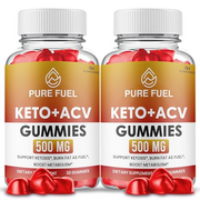 (2 Pack) Pure Fuel Keto ACV Gummies, Maximum Strength, Official Pure Fuel Keto Plus ACV Gummies Apple Cider Vinegar Gummy, 2 Month Supply