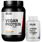 BARE PERFORMANCE NUTRITION BPN Vegan Oatmeal Cookie Protein + Strong Multivitamin Bundle