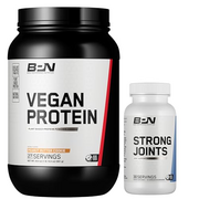 BARE PERFORMANCE NUTRITION BPN Vegan Peanut Butter Cookie Protein + Strong Joints Bundle