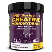 Creatine Monohydrate Powder for Muscle Building & Performance - 33 Servings (Unflavoured, 100gm)