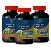 immune support for adults - STRESS NATURAL COMPLEX - improve mood 3 BOTTLE
