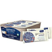 GoMacro Macrobar Organic Vegan Protein Bars - Blueberry + Cashew Butter 12 Pack
