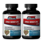 Diet Pills - Chia Seed Oil 2000mg Oleic Source of Omega 3-6-9 Nutrition 2B