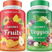 Superfood MD Fruits and Veggies Supplement - 90 Fruit 90 Count (Pack of 2)