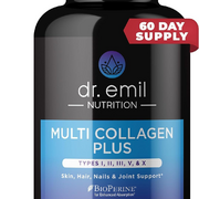 DR. EMIL NUTRITION Multi Collagen Pills - 180 Capsules 180 Count (Pack of 1)
