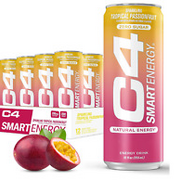 C4 Smart Energy Drink Sugar Free Performance Fuel & Nootropic Brain Booster