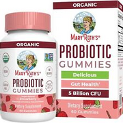 MaryRuth Organics Probiotic USDA Gummies Digestive | 60 Count (Pack of 1)