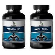 amino acids powder - AMINO ACIDS 1000mg - energy boosting supplement 2 Bottles
