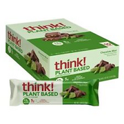 think Vegan/Plant Based High Protein Bars - Chocolate Mint 13g Protein 5g Sug...