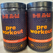 2 PACK BEAM Be Amazing Pre Workout, Sour Peach Rings  2 LB Total Exp 6/25