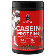 Six Star Casein Protein Powder Plus 24g Protein Triple Chocolate 2lbs23 Servings