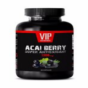 Antioxidant supplement - PURE ACAI BERRY 1200MG - weight loss cleanse - 1 Bottle