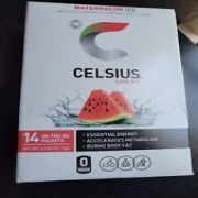 CELSIUS , Watermelon Ice, Essential Energy (14 Sticks per Pack). Exp: 10/2025