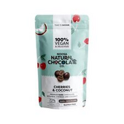 ^ Noosa Natural Choc Co Dark Chocolate Cherries and Coconut 100g