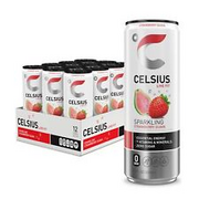 CELSIUS Sparkling Strawberry Guava Functional Essential Energy Drink 12 Fl Oz...