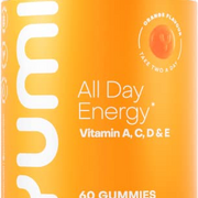 Multivitamin Gummies | High Strength Essential Vitamin Combo | Vitamin A,D,E,C,B6 Biotin & Minerals for All Day Energy | 60 Vegan Friendly Gummies | Orange Flavour